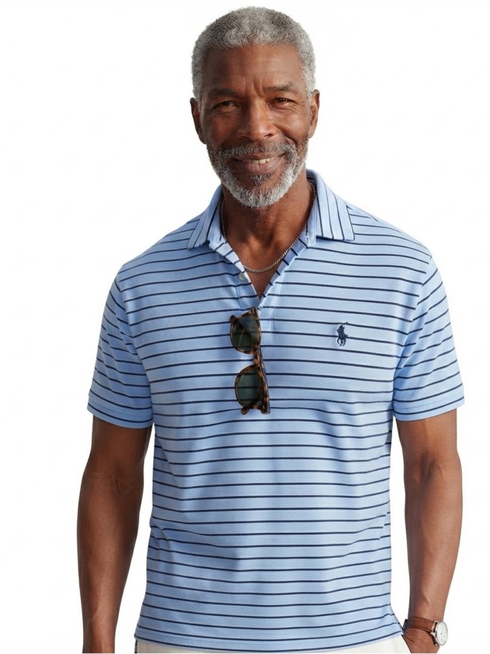 Polo Ralph Lauren Preppy Striped Men's Polo Shirt Size XL Quiet Luxury Classic